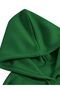 Unisex Green Heart Printed Oversize Hooded Sweatshirt - 3