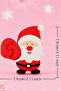 10 Christmas Figured Candy Cards – Penguin, Snowman – New Year Gift Card Set - 6