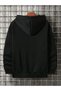 Men's Black Originals Printed Oversize Hooded Sweatshirt - 2