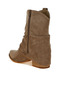 Women Slouchy Calf Boots in Tan - 3