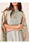 Floral Embroidery Luxury Cape Jalabiya - 5