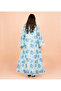 Mandarin Colar Printed Elegant Jalabiya - 4