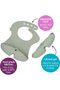 Silicone Bib (Deep Stay-Open Pocket, Rollable, Dishwasher Safe) - 3