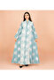 Luxury Foil Leaf Prints Elegant Jalabiya