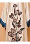 Elegant Shimmer Fabric Floral Design Modern Sleeves - 2