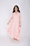 2 Piece Modern Patterned Embroidery Dress - 5