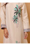 Elegant Printed Jalabiya Palms Design - 2