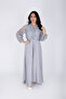 Chiffon Layered Dress Applique Design