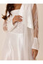 Sequin Elegance 2 Piece Sheer Sleeves Outfit - 2