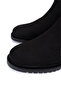 Men's Genuine Leather Black Nubuck Casual Boots - 3