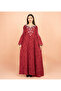 Classic Printed Jalabiya Cold Shoulder Crystal Designs - 5