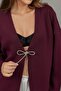 Bow Detailed V-Neck Knitwear Cardigan - 5