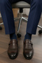 Neolit ​​Sole Modern Design Single Buckle Detailed Genuine Leather Classic Men's Shoes - 3