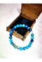 Blue Agate Natural Stone Bracelet 8 mm - 2