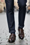 Neolit ​​Sole Modern Design Single Buckle Detailed Genuine Leather Classic Men's Shoes - 5