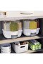 Food Storage Container, 6-Grid Rotating Rice & Grain Dispenser - 2