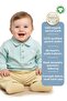 Organic Polo Neck Mint Green Winter Baby Boy Top
