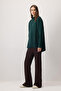 VERTICAL COLLAR BASIC KNITWEAR SWEATER - 4