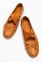 Polenia Women's Genuine Leather Ballet Flats Tan Color-Match Leather Lining - 7