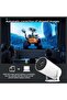 جهاز عرض صغير يدعم 4K وWiFi6 وBT5.0 وAndroid 11 وKeystone 180 درجة قابل للدوران (أبيض، 160ANSI) - 5
