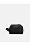 Men Black Solid Toiletry Bag