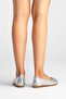 Perite Women's Genuine Leather Ballet Flats Lamé Color-Match Leather Lining with Elastic Back - 4