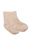 Unisex Beige Love Non-Slip Sole Fleece Socks