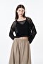 Double Knitwear Set Trk00150 Black