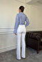 Brand Model Flared Jeans- WHITE - 5