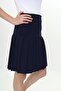 Girl's Semi-Pleated School Skirt - 4