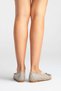 Polenia Women's Genuine Leather Ballet Flats Gray Color-Match Leather Lining - 4