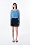 Double Knitwear Set Trk00150 Blue - 2