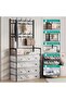 5-Tier Multi-layer Dustproof Shoe and Hat Rack - 3
