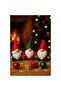 3-Piece Christmas Dwarf Ornament Hand-Painted Christmas Decoration Dwarf New Year Ornament 13 cm Polyester Gift - 4