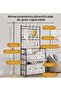 Shoe Organizer 3-in-1 57cm Wide with Doors, 4-Level Shoe Rack & 8 Hooks - 2