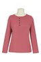 Women's Stretch Fabric Winter Knitwear for Middle-Aged and Older Women Dusty Rose Mother Combed Cotton Blouse New Season Twisted Pattern - 7