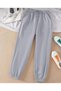 2-Piece Unisex 2 Thread Fleece-Lined Sweatpants with Elasticated Legs - 3