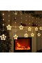 3 Meters 10-Piece Christmas Lighting Christmas Decoration Lights Led Christmas Curtain Lights 8 Modes - 8