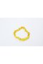 Damla Amber Honey Yellow Natural Cut Baby Bracelet - 4