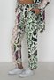 Ethnic Pattern Printed Linen Suit Green - 7