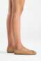 Perry Women's Genuine Leather Ballet Flats Caramel Hand Knitted - 3