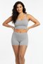 1 Piece Gray Cotton Ultra Comfortable Women's Boxer Briefs Shorts I Non-Marking, Safe Underwear for Wearing under Pants - 6