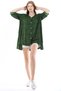 Women's Grass Green Casual Shirt Tunic