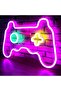 لوحة نيون للألعاب، أيقونات LED، إضاءة ديكور، أوضاع تلقائية، لمس الحركة، PS، Xbox Gamer
