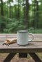 Ceramic Mug Cup Silvery Patterned Colorful 150 Cc