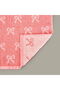 Soft Ribbon Face Towel - Ecru / Pink - 50X90 cm - 4