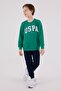 Boys' Tracksuit Set Three Yarns Without Shardon - 3