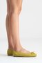 Preslie Women's Genuine Leather Ballet Flats Pistachio Suede Hand Knitted - 3