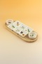 Botanical Bamboo Stand Porcelain Sauce Bowl Set