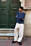 Ripped Model Knitwear Sweater Indigo - 3